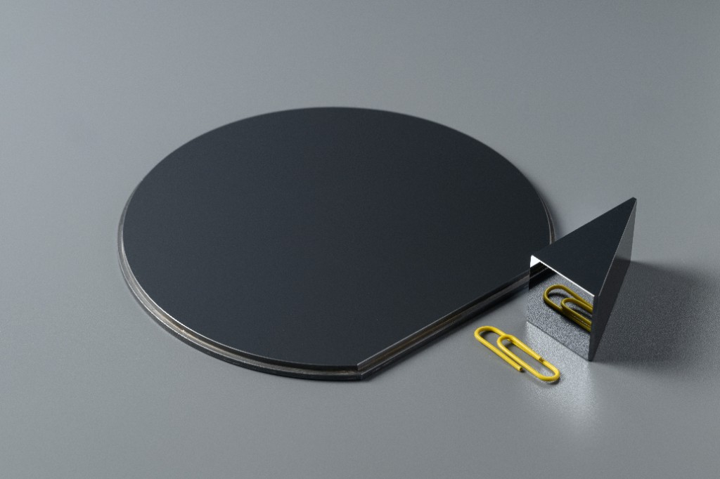 Large silicon window and precision prism