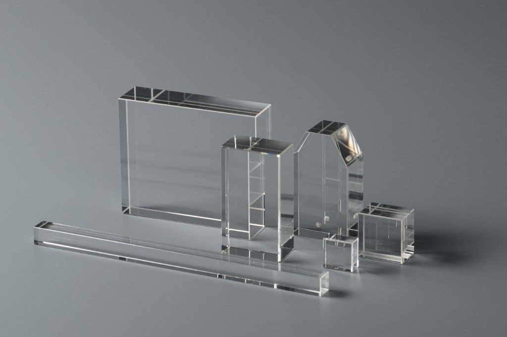 Sapphire and glass light guides